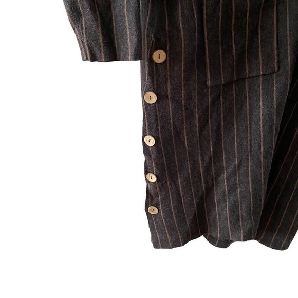 Kerisma Women’s Brown Angora Wool Blend Cardigan Sweater Button M5166 Size M / L - Picture 4 of 10